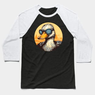 Duck with Sunglasses Baseball T-Shirt